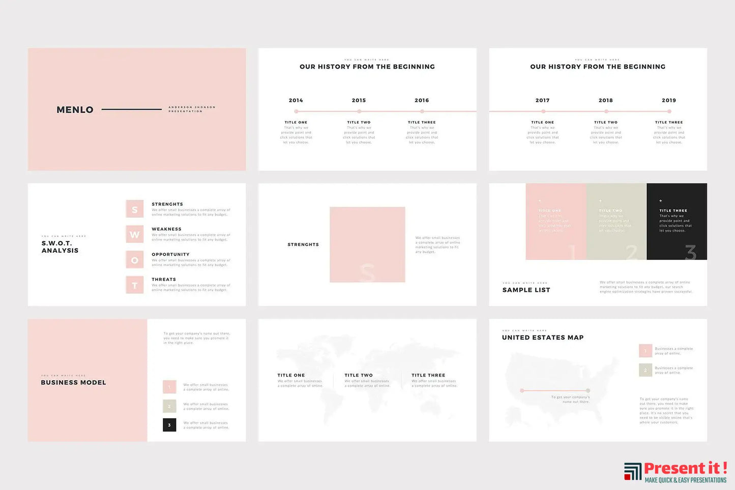 Menlo PowerPoint Template