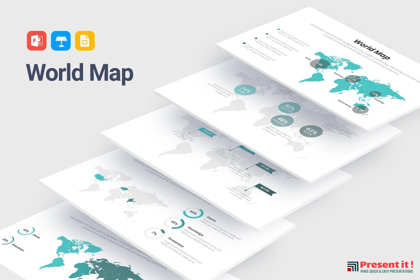 World Map Infographics