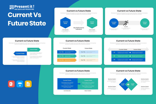 Current VS Future State Infographics Template