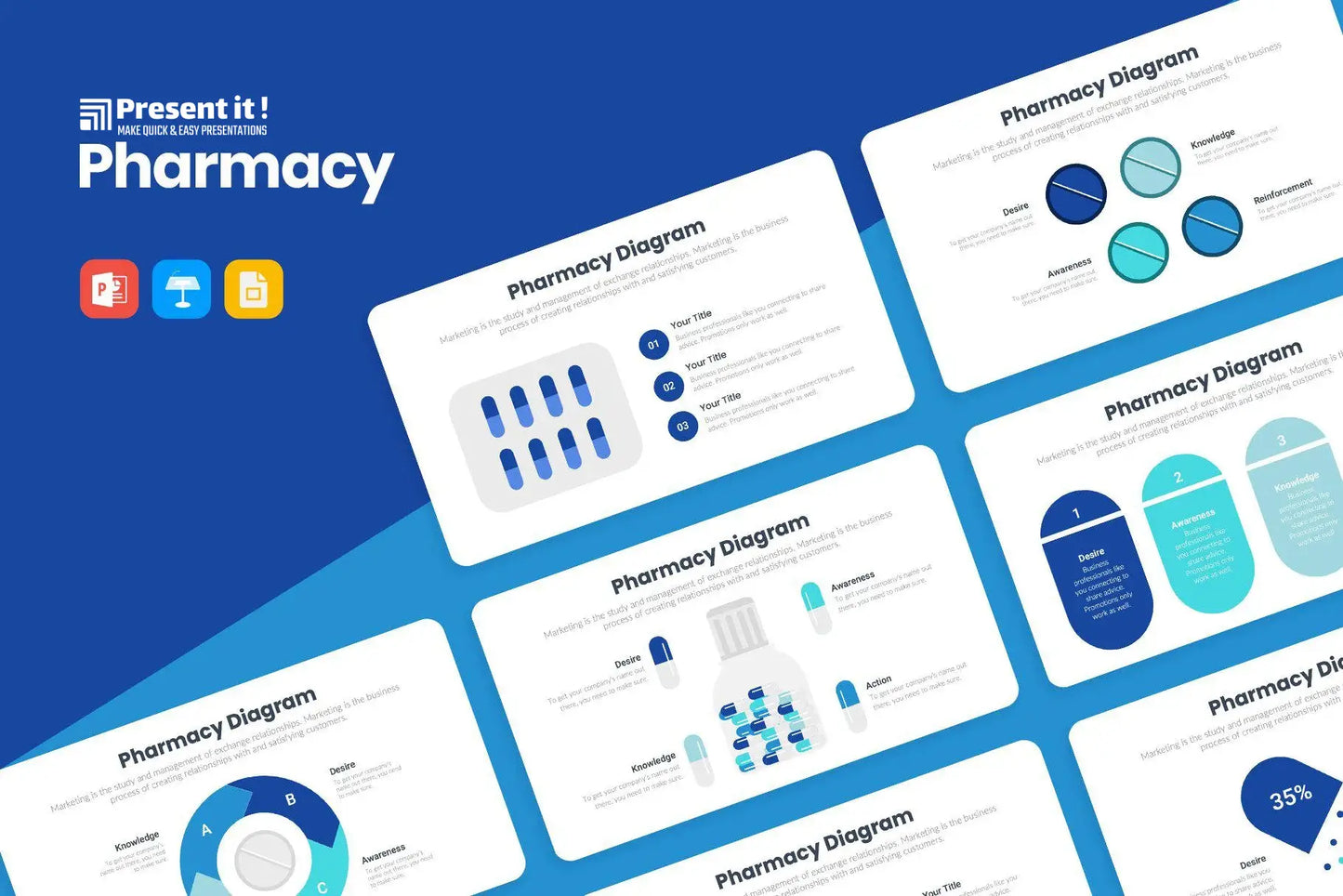 Pharmacy Infographics Template