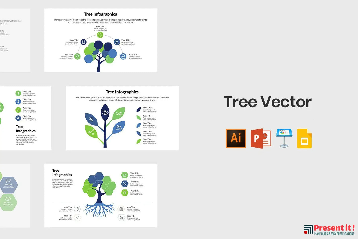 Tree Vector Infographics Template