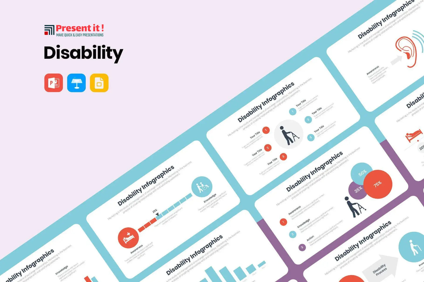 Disability Infographics Template