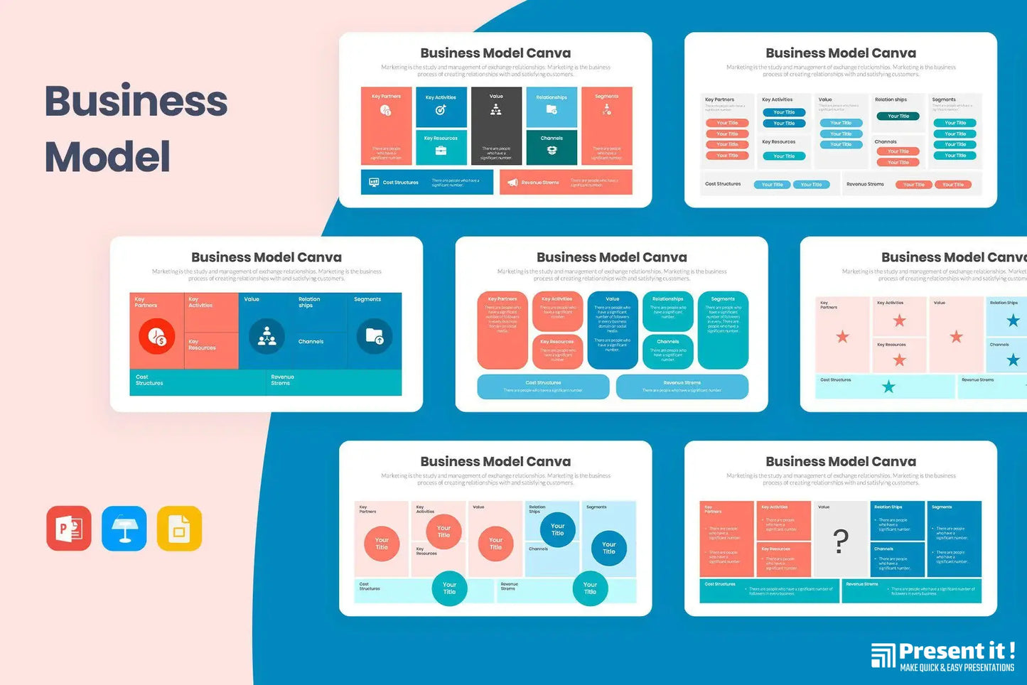 Business Model Canva Infographics