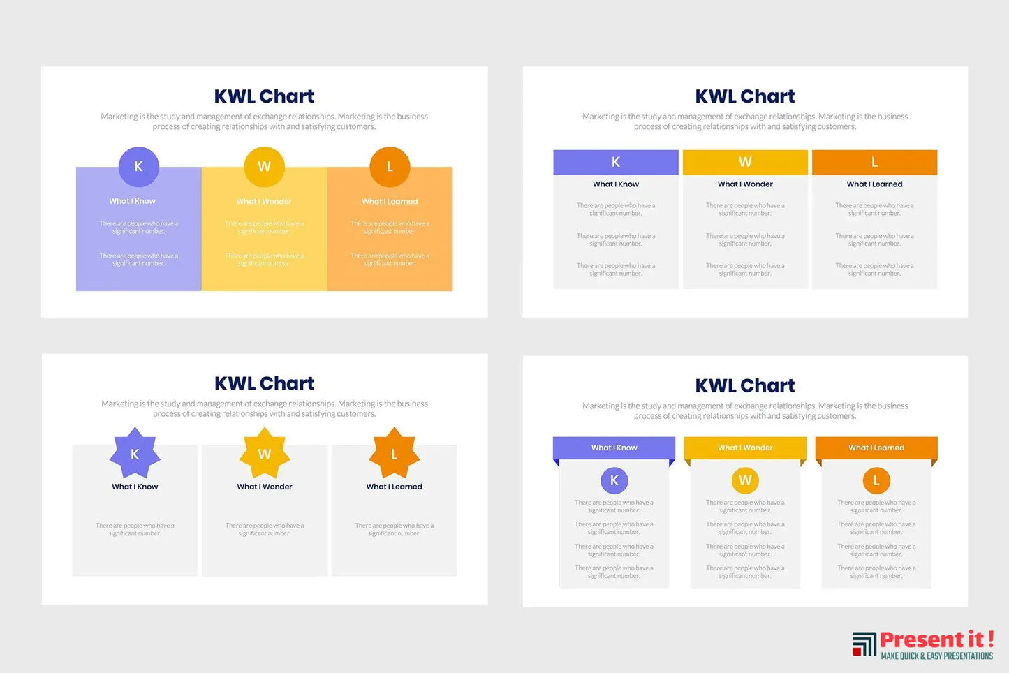 KWL Chart Infographics