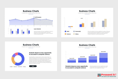 Business Charts - PowerPoint Template