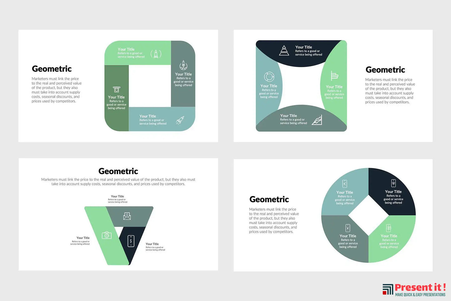 Geometric Infographics Template