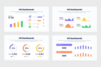 KPI Dashboards Infographics