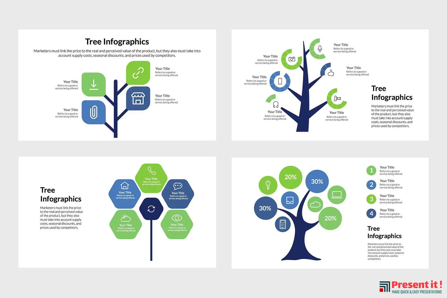 Tree Vector Infographics Template