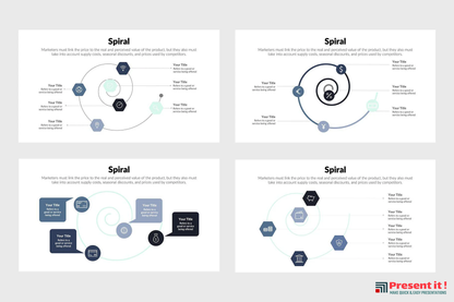 Spiral Infographics Template