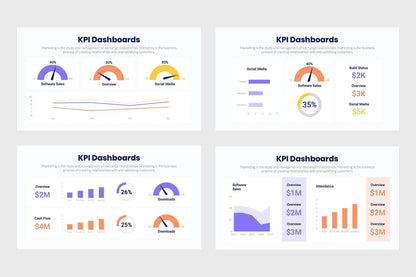 KPI Dashboards Infographics