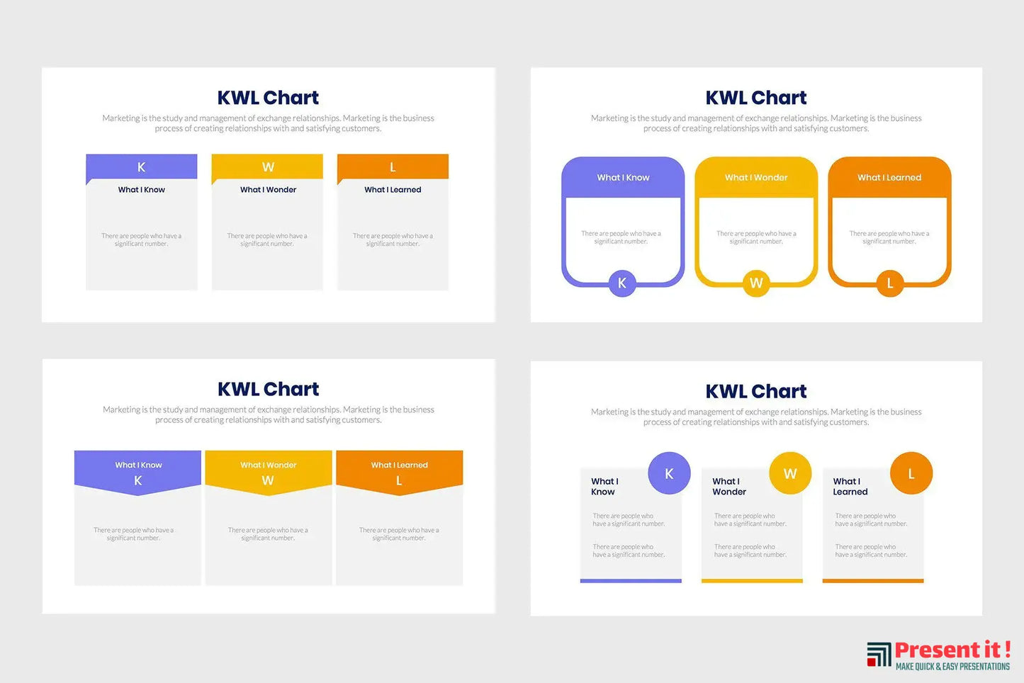 KWL Chart Infographics