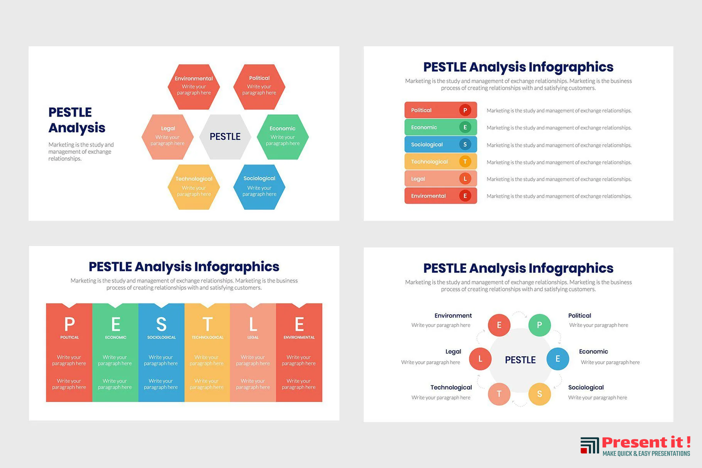 PESTLE Analysis Infographics