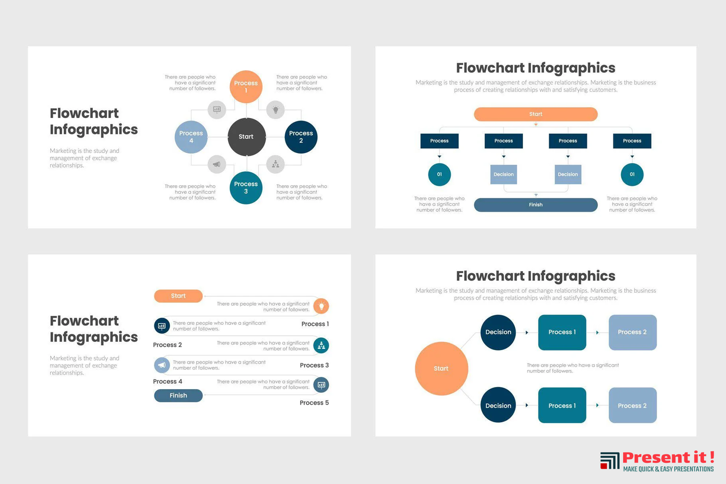 Flowchart Infographics Template