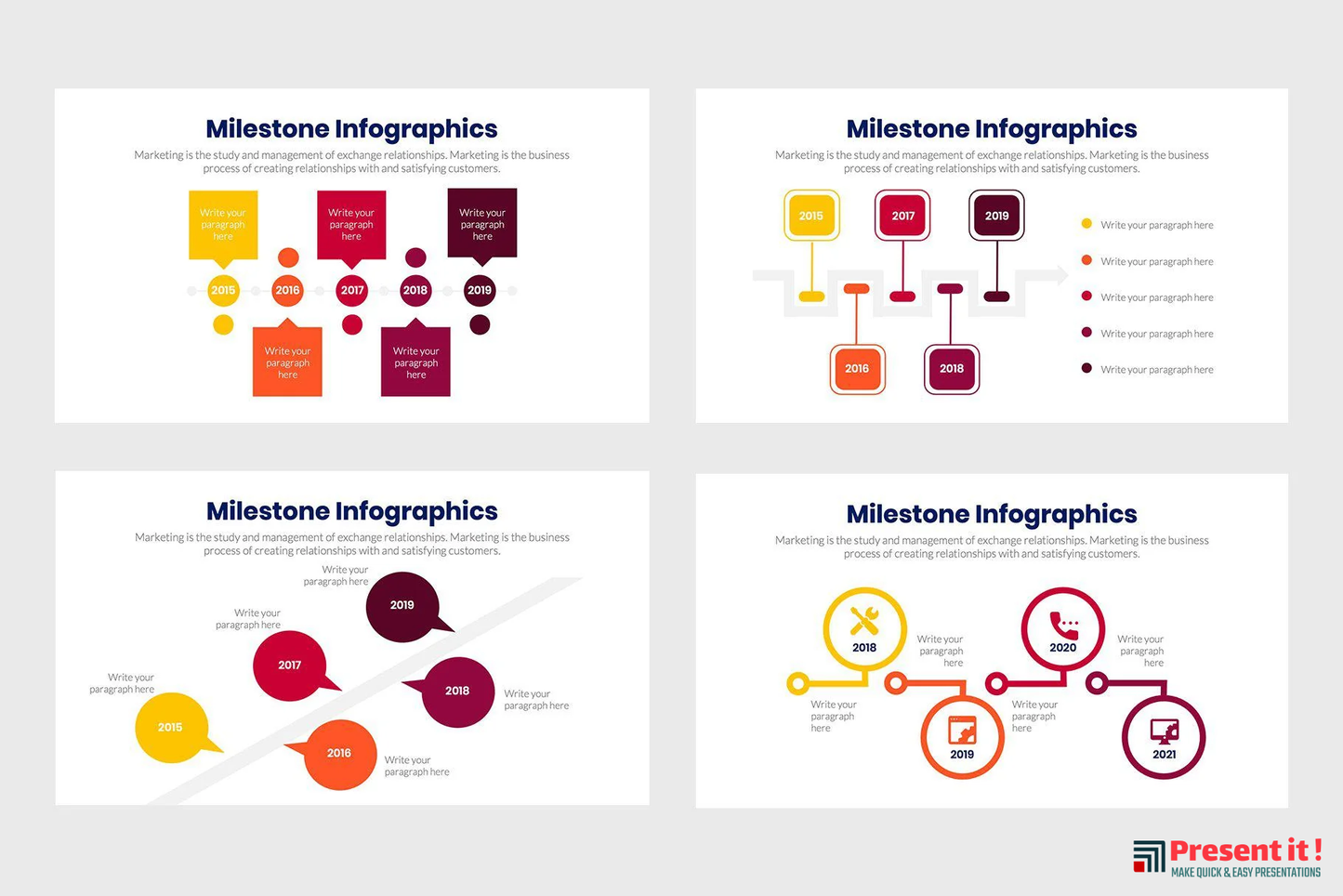 Milestone Infographics