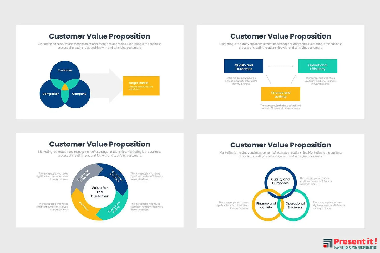 Customer Value Propositions Infographics