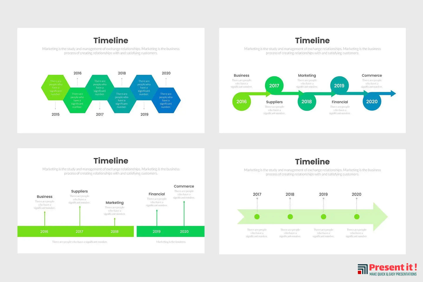 Timeline Infographics Template