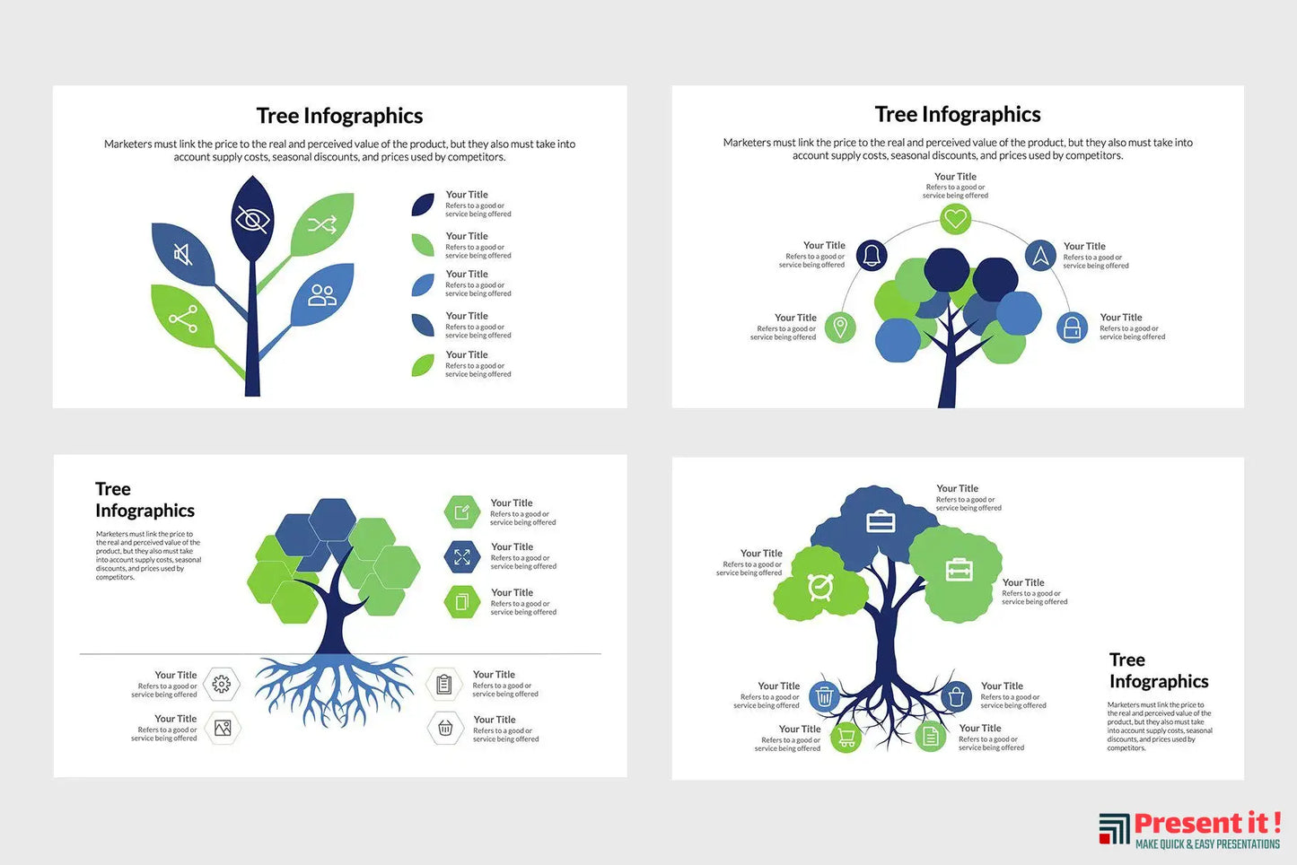 Tree Vector Infographics Template