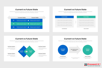 Current VS Future State Infographics Template