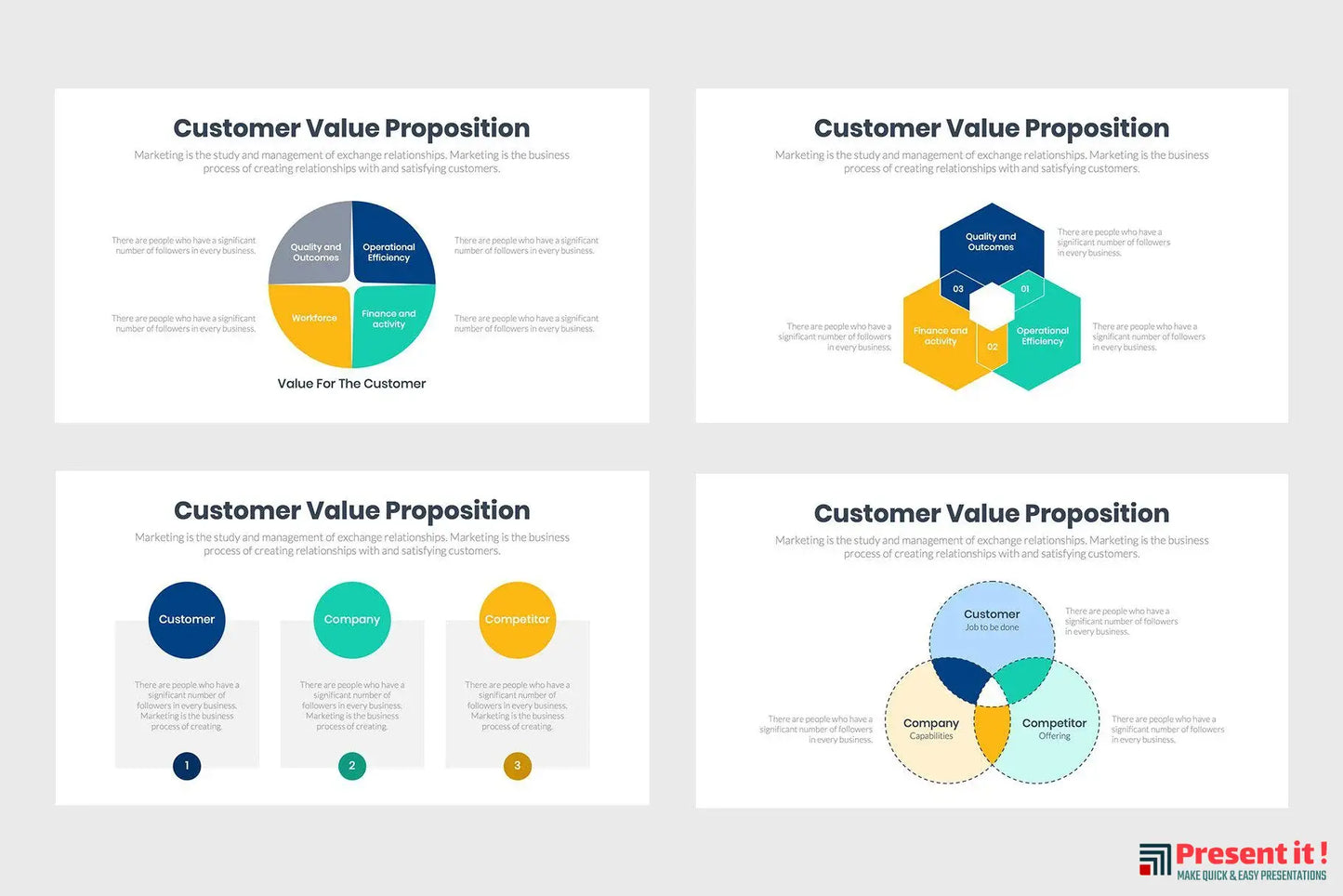 Customer Value Propositions Infographics