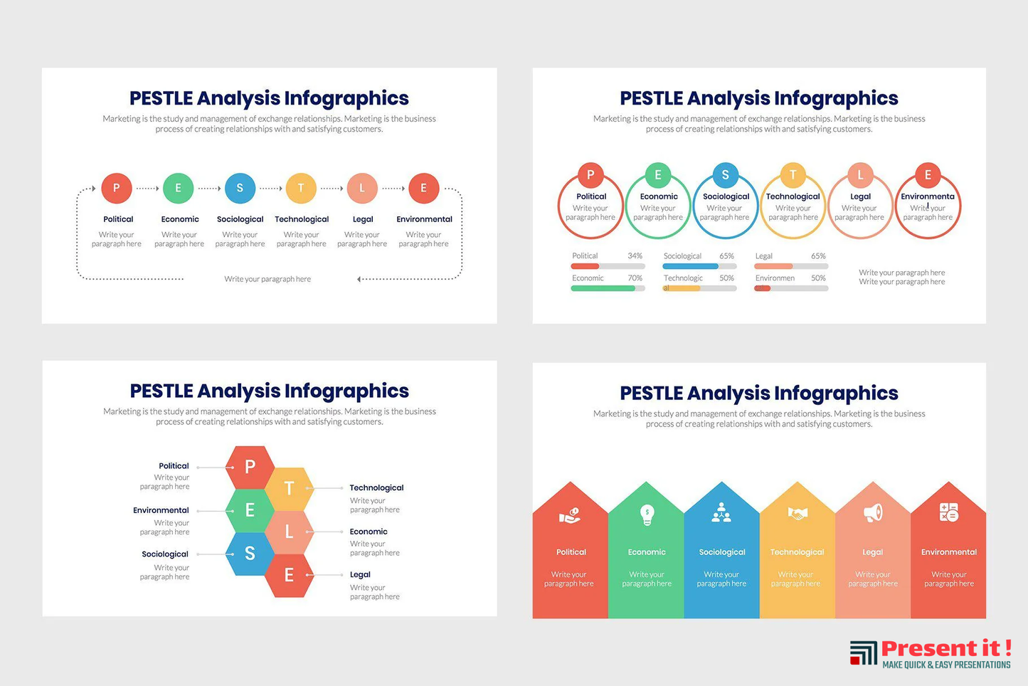 PESTLE Analysis Infographics