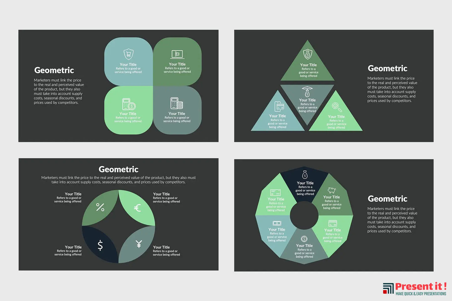 Geometric Infographics Template