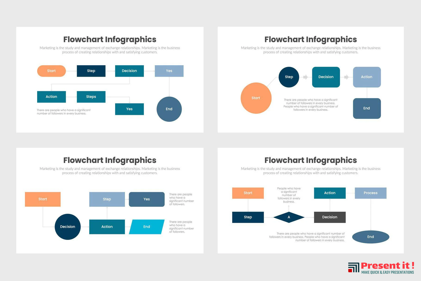 Flowchart Infographics Template