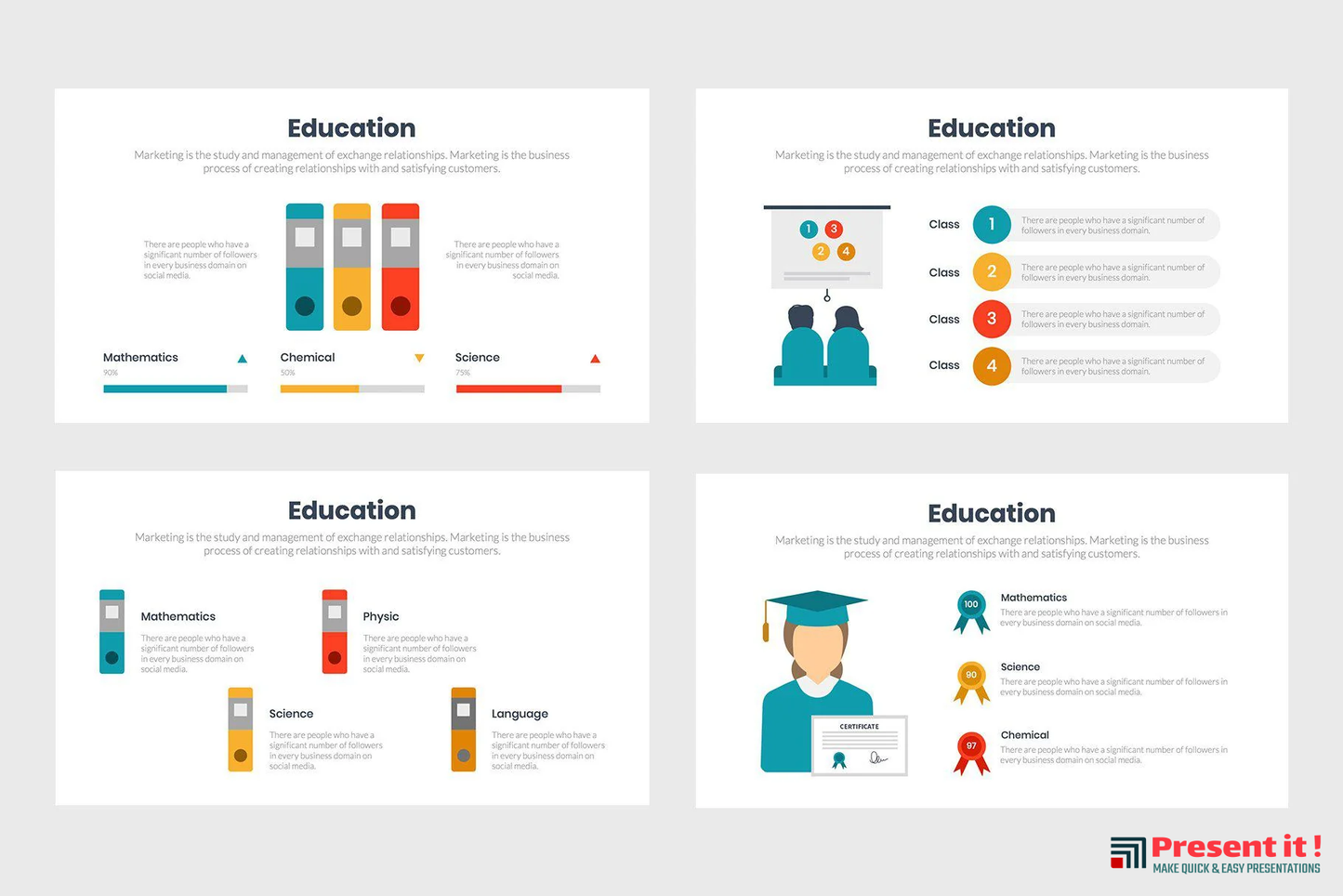 Education Diagrams Template