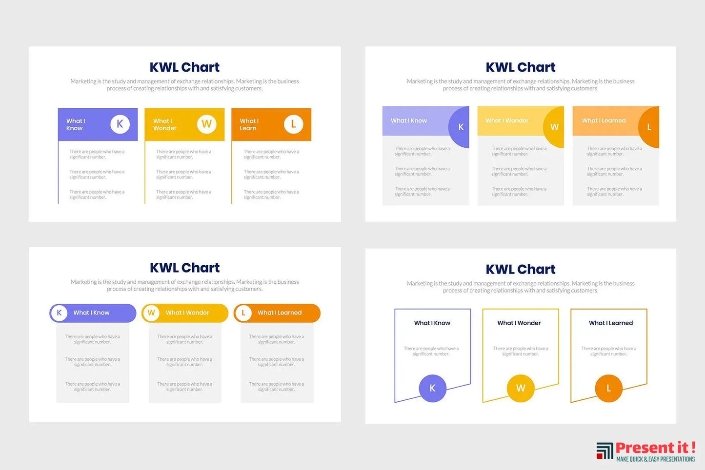 KWL Chart Infographics