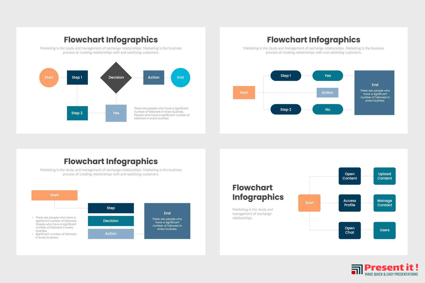 Flowchart Infographics Template