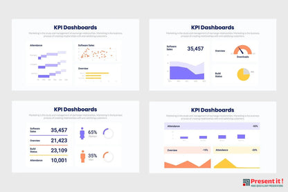 KPI Dashboards Infographics