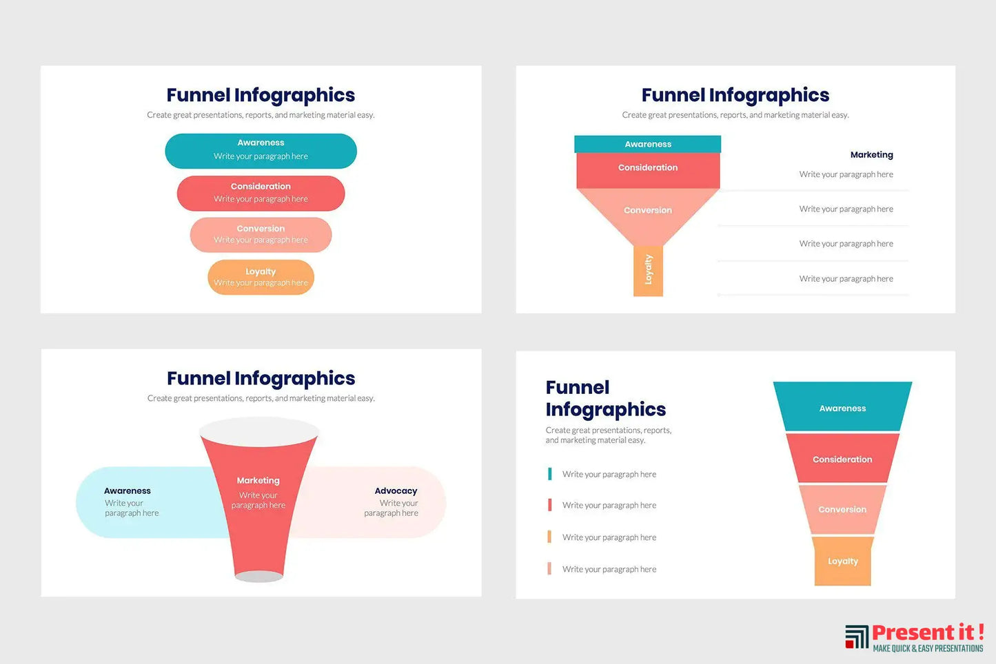 Funnel Infographics Template