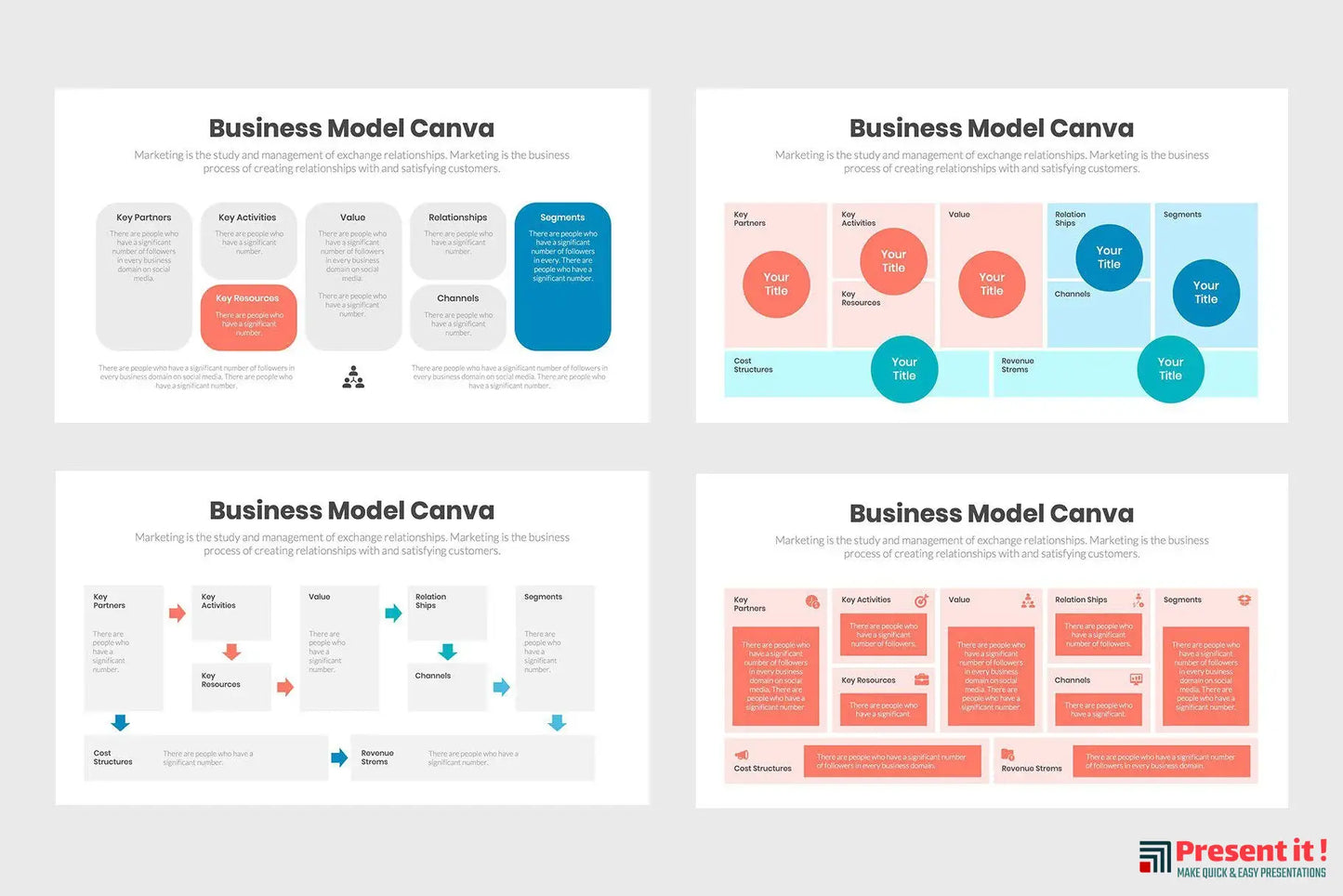 Business Model Canva Infographics