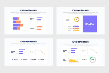 KPI Dashboards Infographics