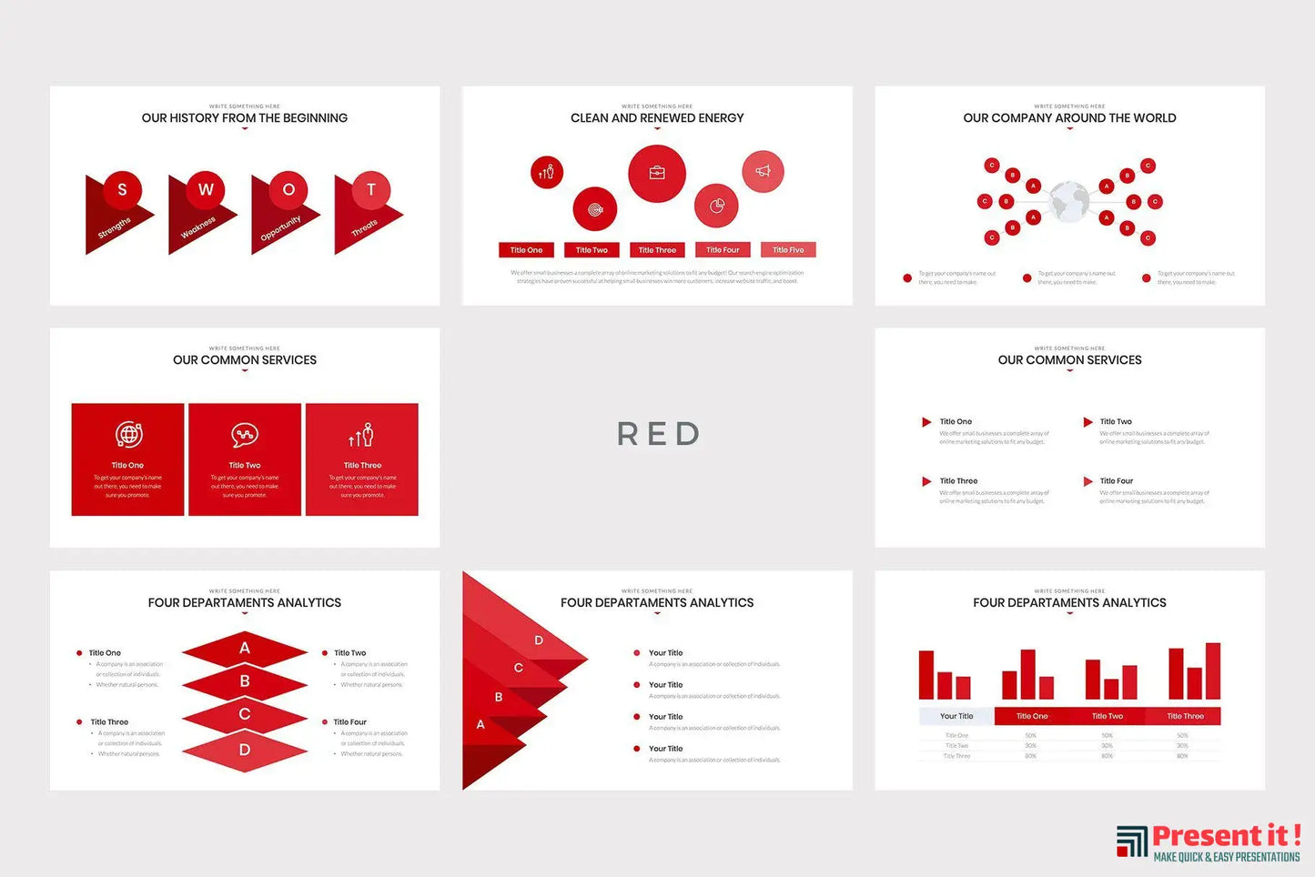 Fenix Marketing Pitch PowerPoint Template