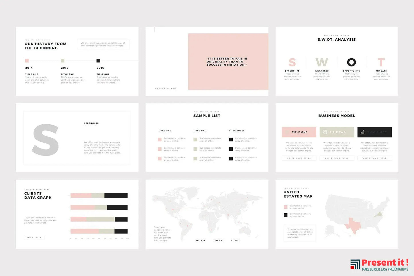 Meiryo Minimalist PowerPoint Template