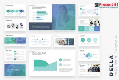 Della Business PowerPoint Template