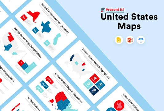 United States Maps Infographics