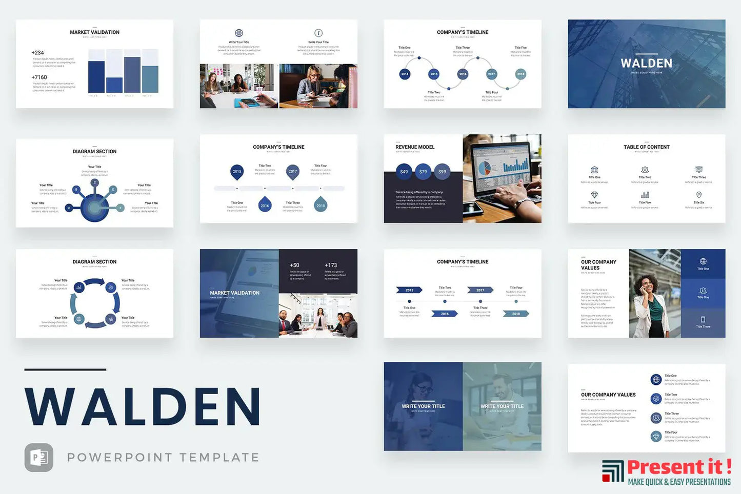 Walden PowerPoint Template