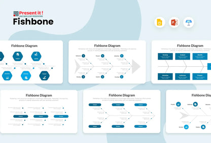 Fishbone Infographics Template