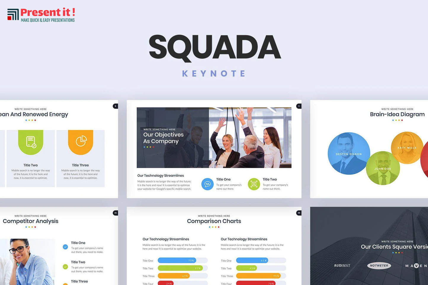 Squada Keynote Template