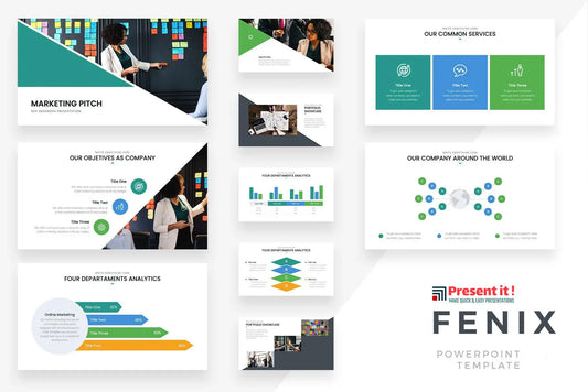 Fenix Marketing Pitch PowerPoint Template