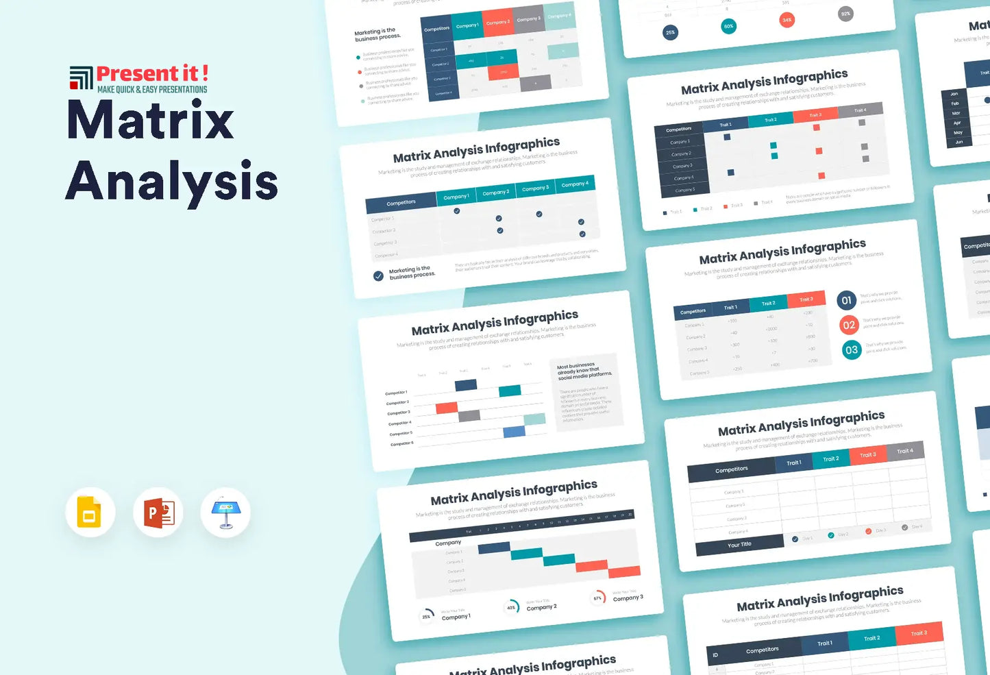 Matrix Analysis Infographics