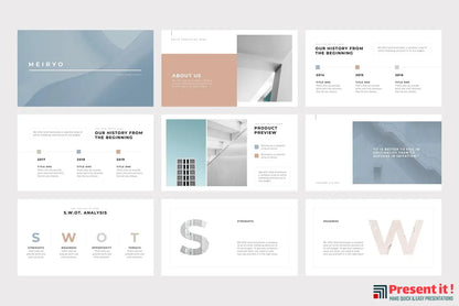 Meiryo Minimalist PowerPoint Template