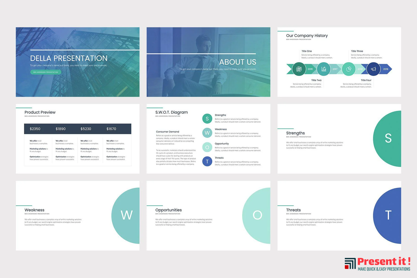 Della Business Keynote Template