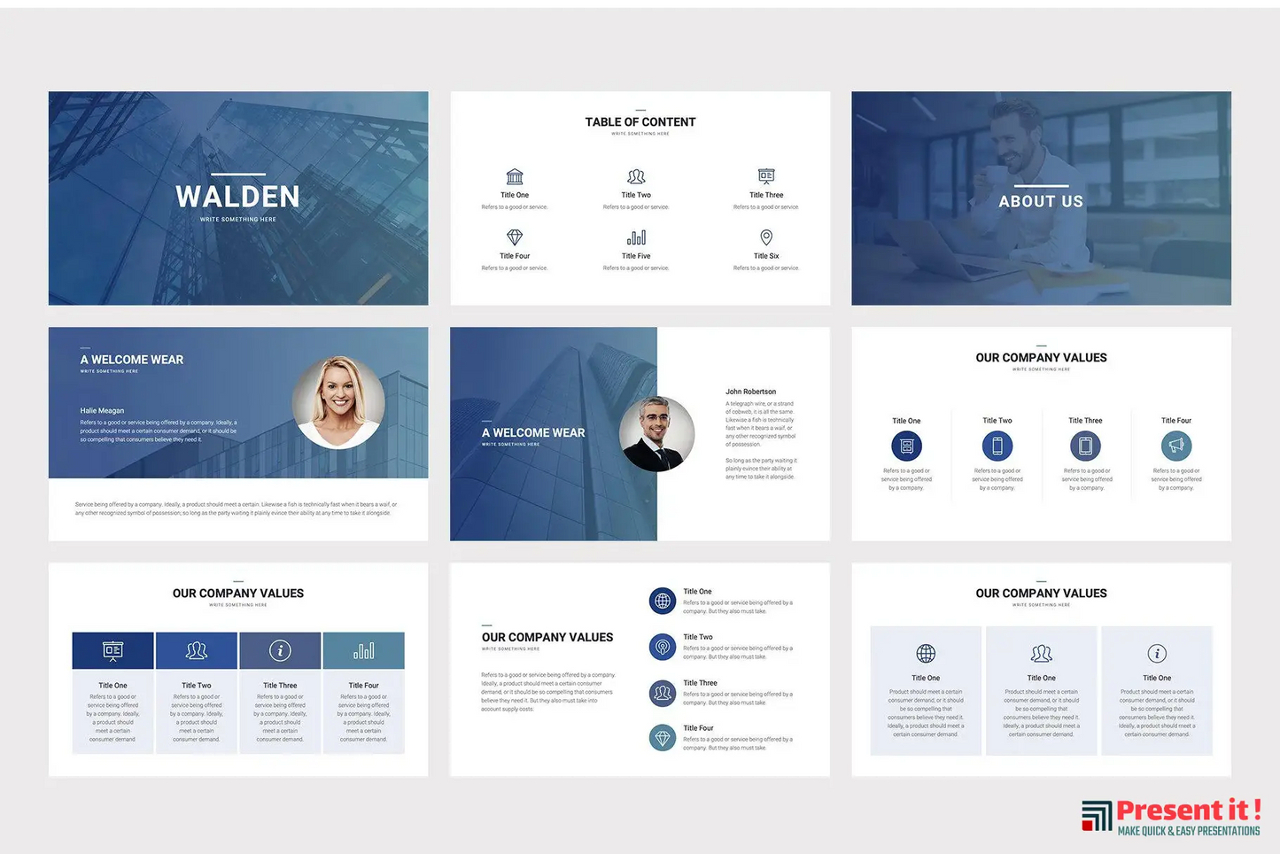 Walden Keynote Template