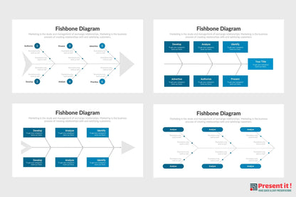 Fishbone Infographics Template