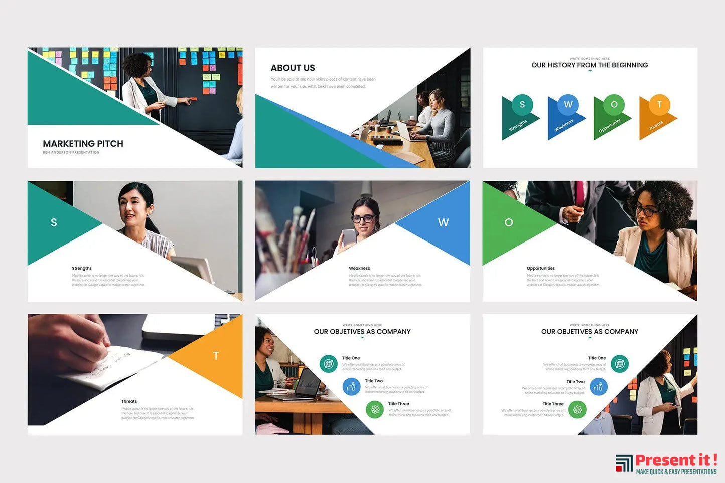 Fenix Marketing Pitch PowerPoint Template