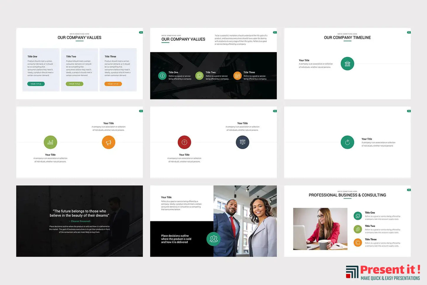 Highland Marketing Pitch Deck Keynote Template