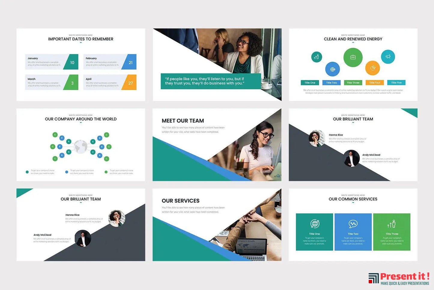 Fenix Marketing Pitch PowerPoint Template