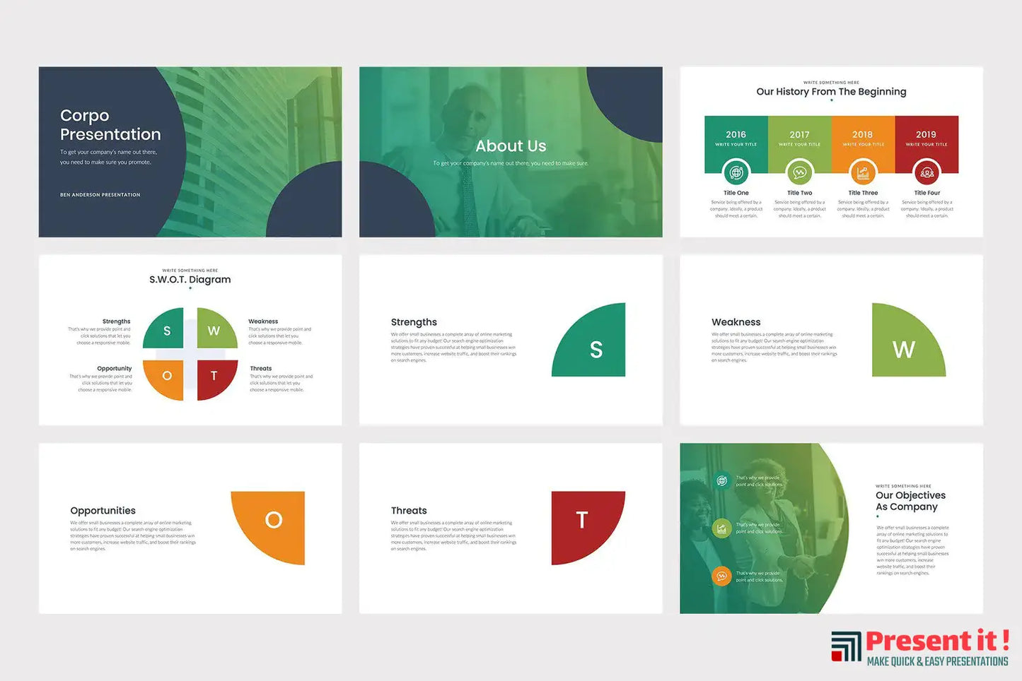 Corpo PowerPoint Template